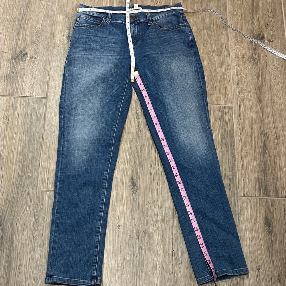 Eileen Fisher Jeans Denim Cropped Boyfriend Oversized Vintage Skinny Luxury - Picture 7 of 12